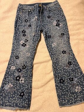 Michael Kors Floral Blue Jeans